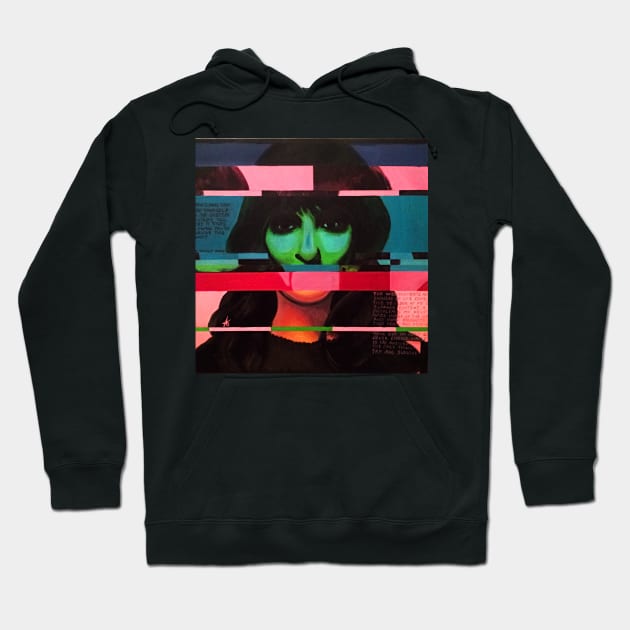 Glitch VIII - Self portrait Hoodie by andjicu